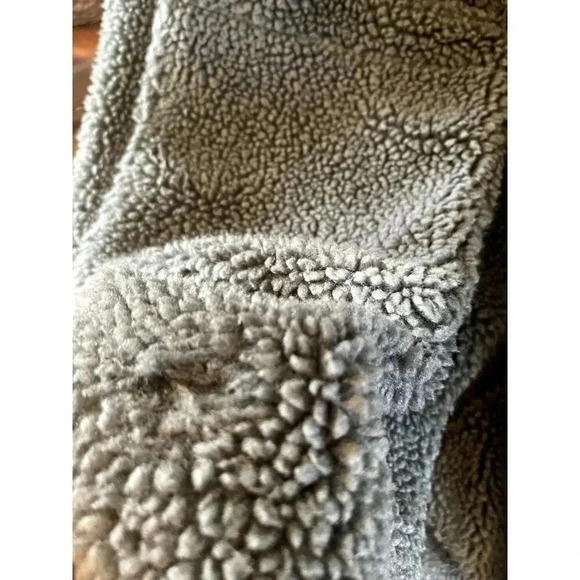 Eddie Bauer Women's Oversized Sherpa Fleece Parka Jacket COAT Dark Gray Size XL - Picture 7 of 10